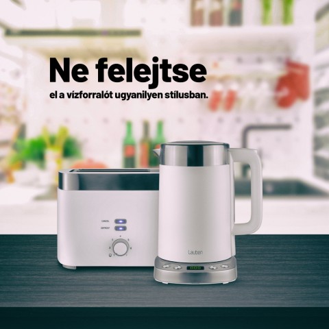 Lauben Toaster T17WS - Kenyérpirító fehér Lauben Toaster T17WS - Kenyérpirító fehér